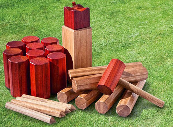 How to Make a Kubb Game Set