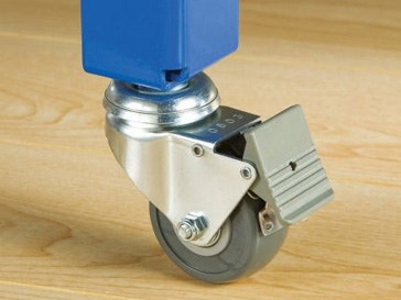 Example of a locking caster