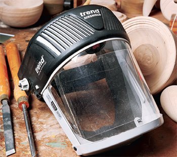 woodturning safety mask